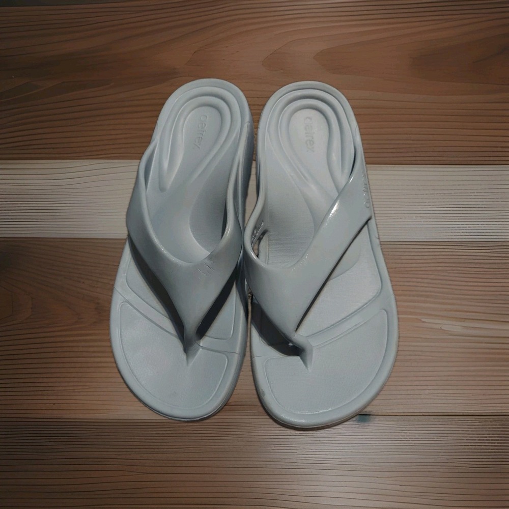 Aetrex Womens Sandals Maui Orthotic Waterproof Flip Flops Size 9 US Blue Gloss